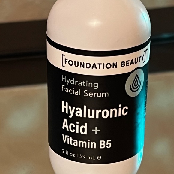 Foundation Beauty Hydrating Facial Serum Hyaluronic Acid & Vitamin B5 brand new - Picture 4 of 9